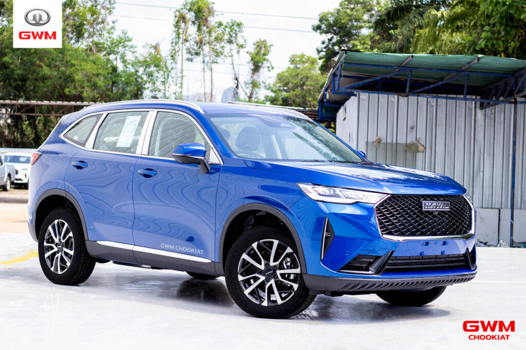 Haval H6 Blue Front Corner